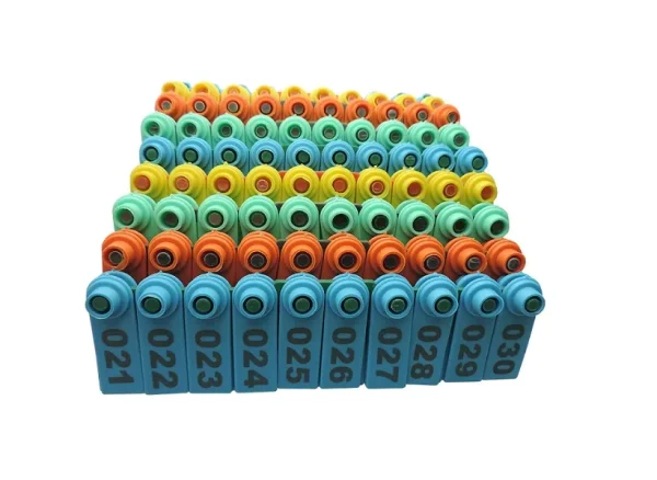 100-Pack Goats Numbered Ear Tags